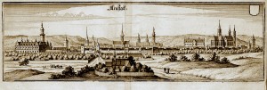Arnstadt Kupferstich von Matthäus Merian d.Ä. von 1650