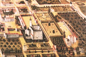 Schloßgarten mit Neideck_Ausschnitt_Wolf Kelner 1579_Schlossmuseum